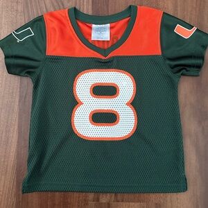 Miami Hurricanes Kids Jersey, 2t